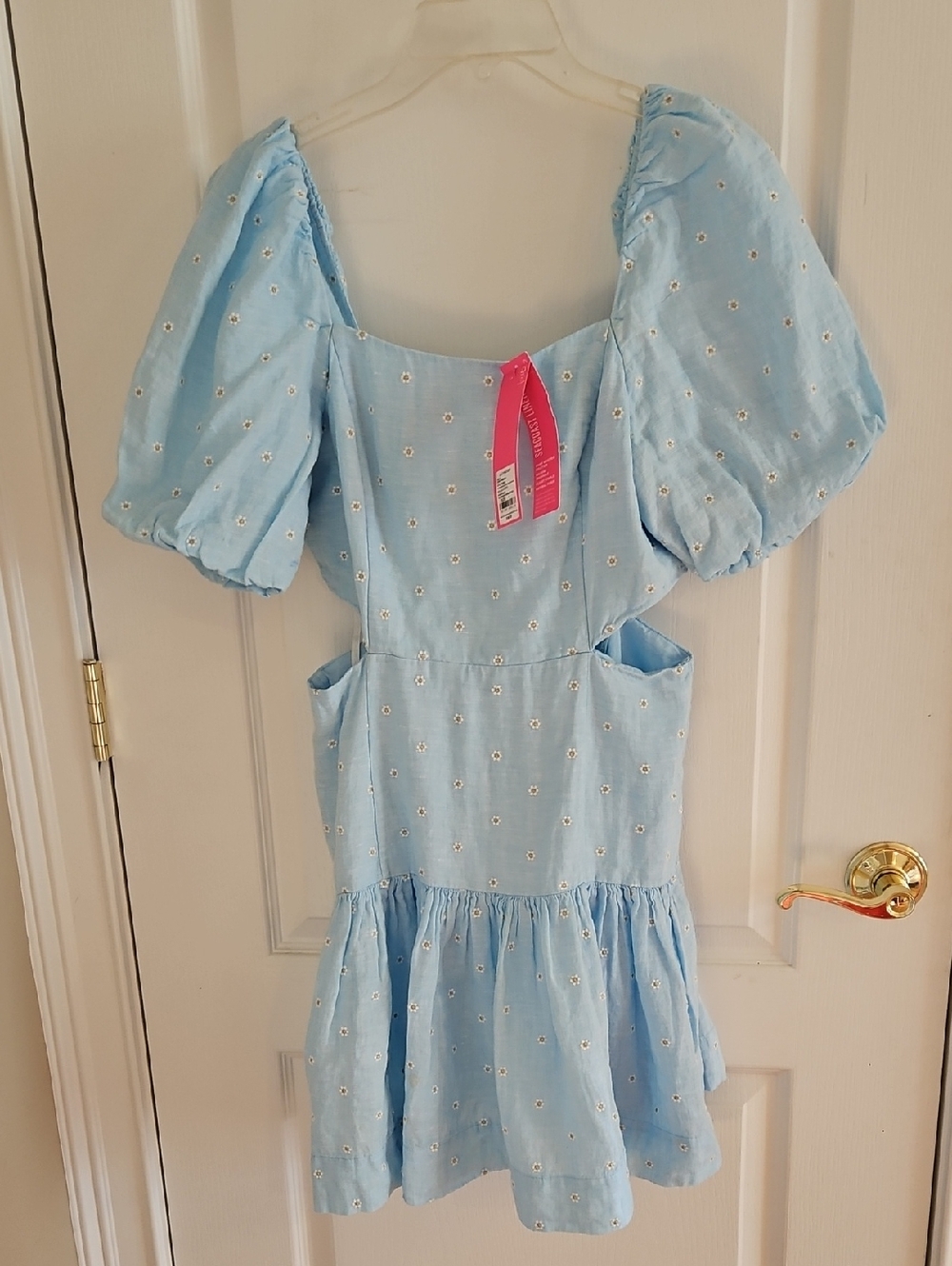 Lilly Pulitzer Hydra Blue Daisy Puff Sleeve Dress